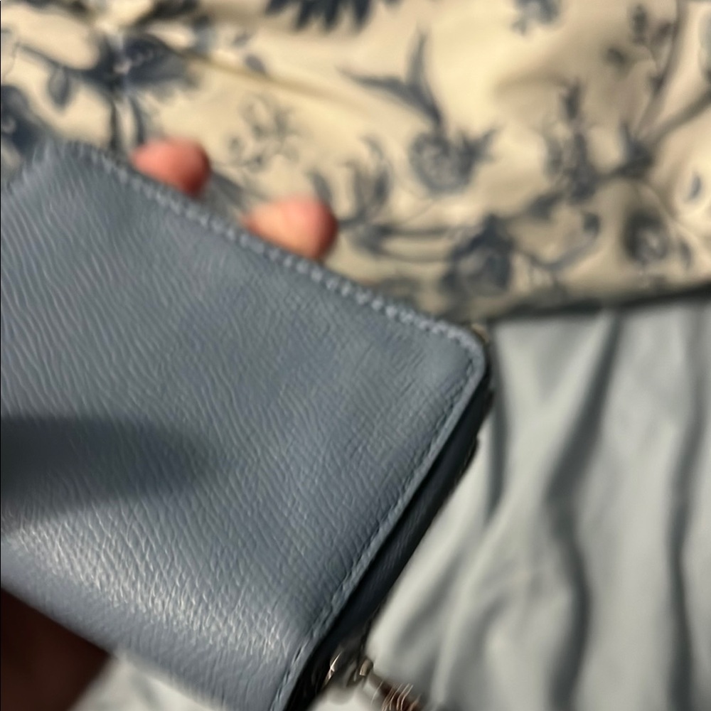 Coach Blue Leather Wallet - Picture 7 of 8